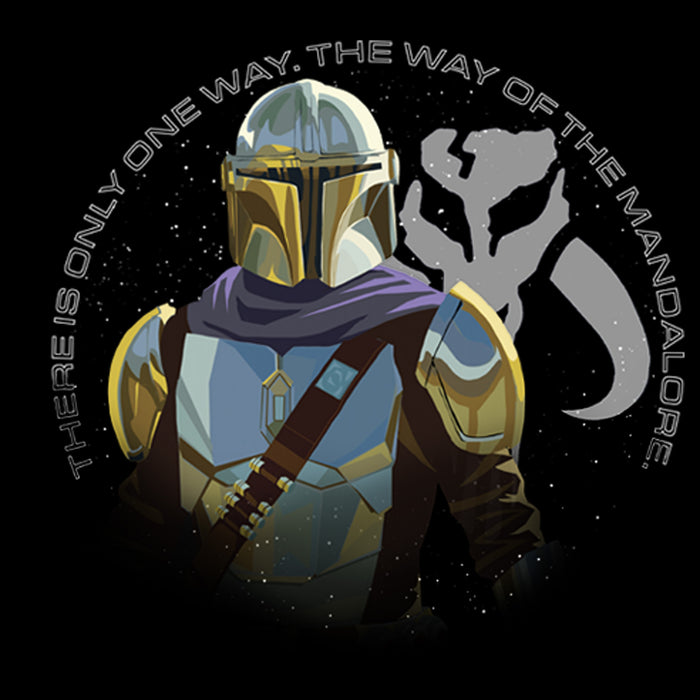 Fifth Sun Men's Star Wars: The Mandalorian Mandalore Way Pull Over Hoodie