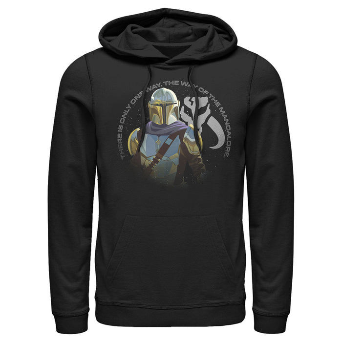 fifth sun Men's Star Wars: The Mandalorian Mandalore Way Pull Over Hoodie