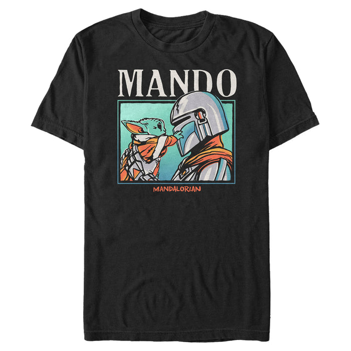 fifth sun Men's Star Wars: The Mandalorian Mando and the Child T-Shirt