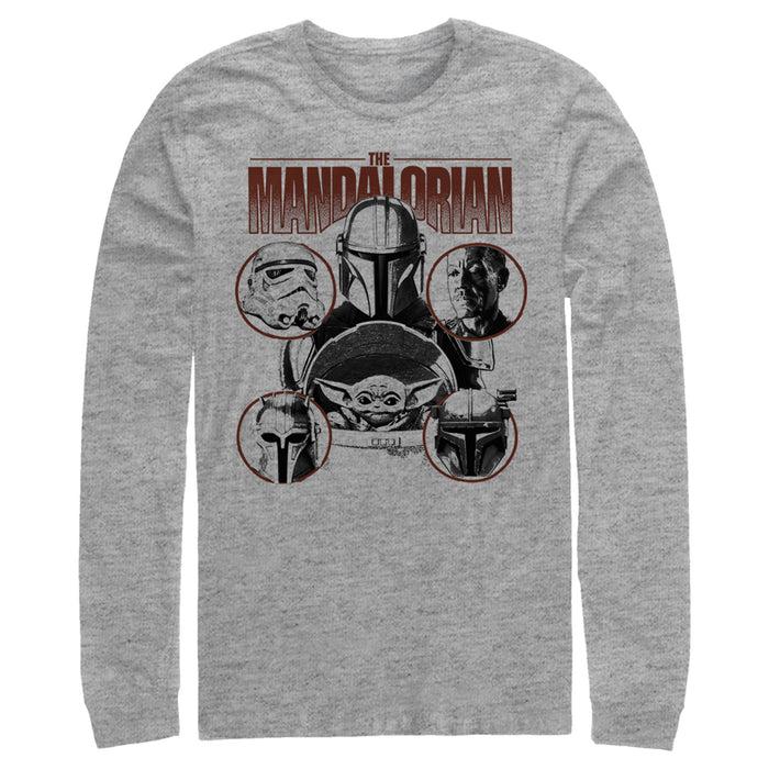 fifth sun Men's Star Wars: The Mandalorian Odds-on Favorite Long Sleeve Shirt