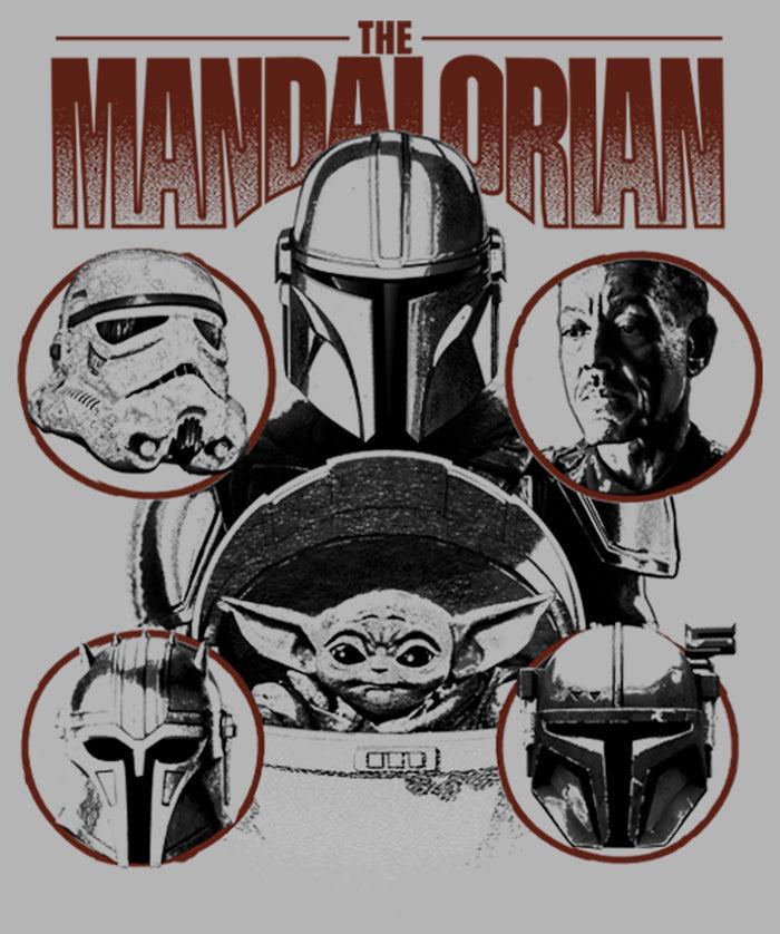 Fifth Sun Men's Star Wars: The Mandalorian Odds-on Favorite Pull Over Hoodie