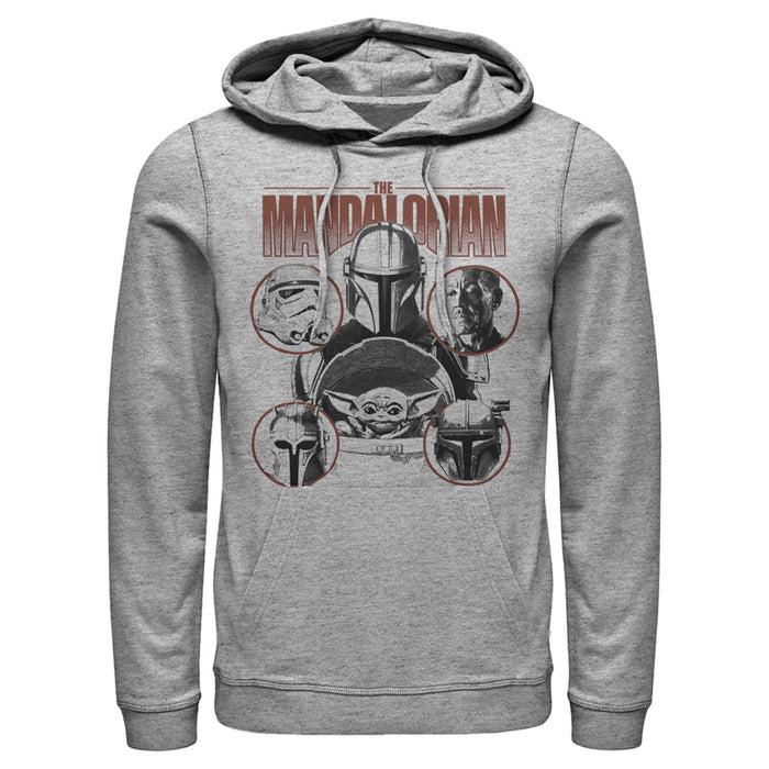 fifth sun Men's Star Wars: The Mandalorian Odds-on Favorite Pull Over Hoodie