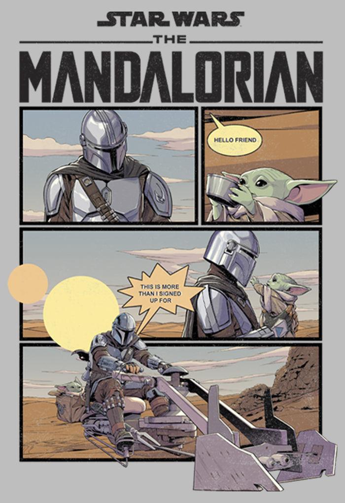 Fifth Sun Men's Star Wars: The Mandalorian Rescue The Child Long Sleeve Shirt