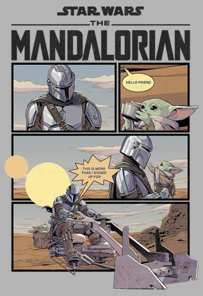 Fifth Sun Men's Star Wars: The Mandalorian Rescue The Child Pull Over Hoodie