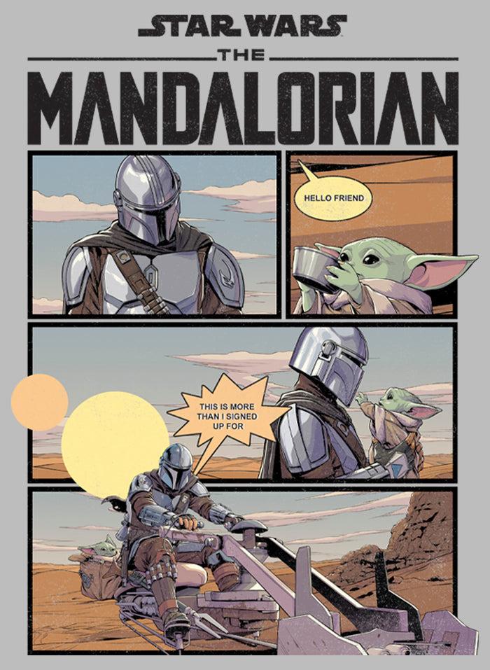 Fifth Sun Men's Star Wars: The Mandalorian Rescue The Child T-Shirt