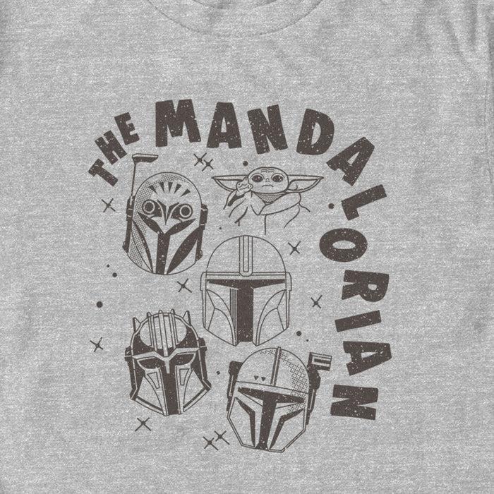Fifth Sun Men's Star Wars: The Mandalorian Retro Sketch T-Shirt