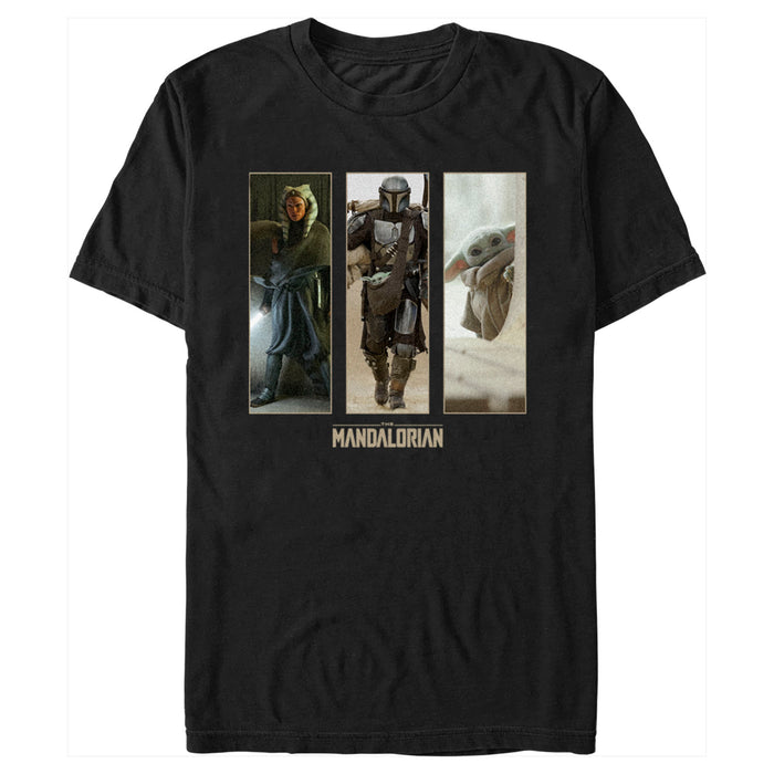fifth sun Men's Star Wars: The Mandalorian Scene Boxes T-Shirt