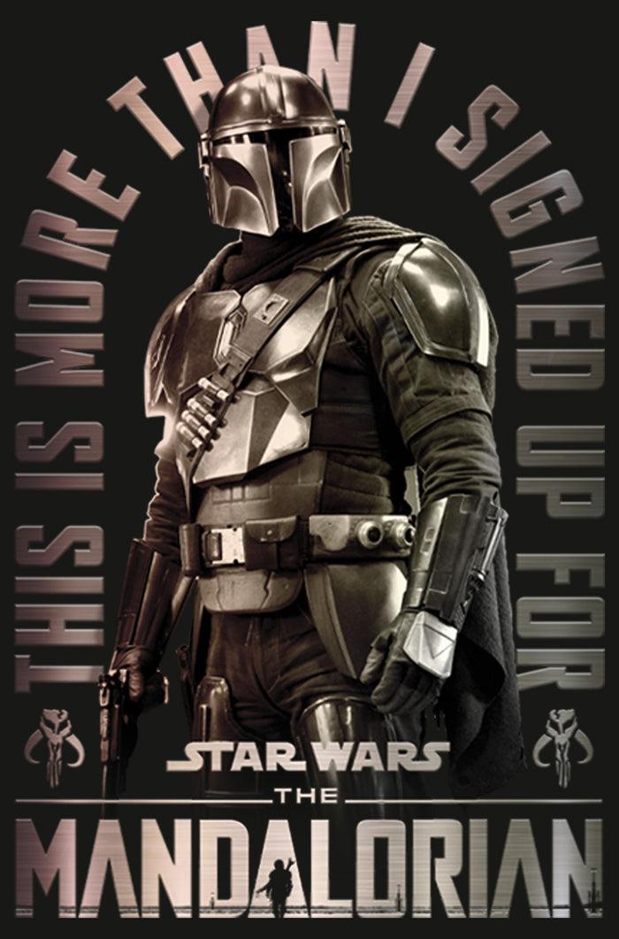 Fifth Sun Men's Star Wars: The Mandalorian Shining Mando Sweatshirt
