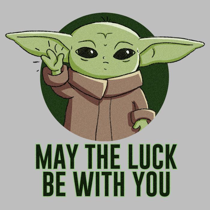 Fifth Sun Men's Star Wars: The Mandalorian St. Patrick's Day Grogu May The Luck Be With You T-Shirt