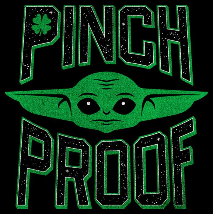 Fifth Sun Men's Star Wars: The Mandalorian St. Patrick's Day Grogu Pinch Proof T-Shirt