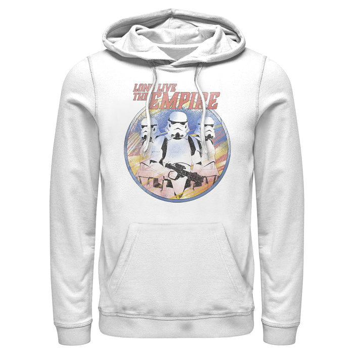 fifth sun Men's Star Wars: The Mandalorian Stormtroopers Long Live The Empire Pull Over Hoodie