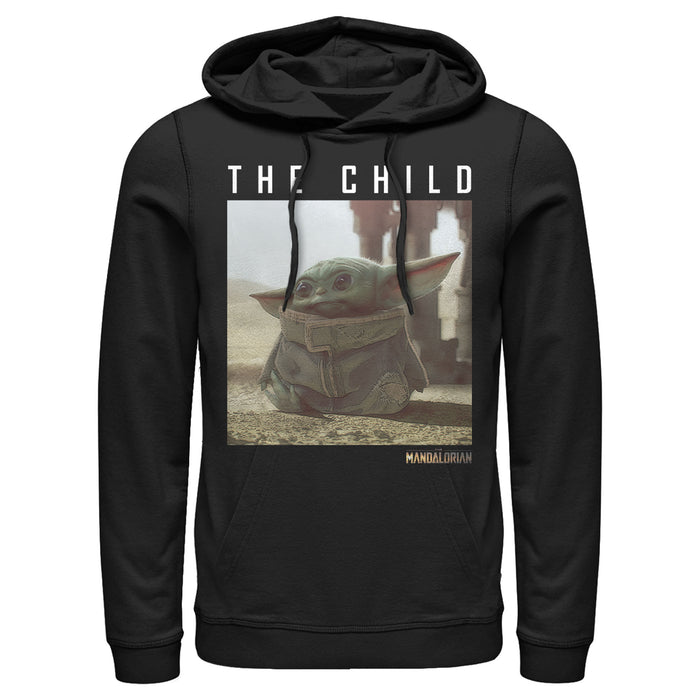 fifth sun Men's Star Wars: The Mandalorian The Child Frame Pull Over Hoodie