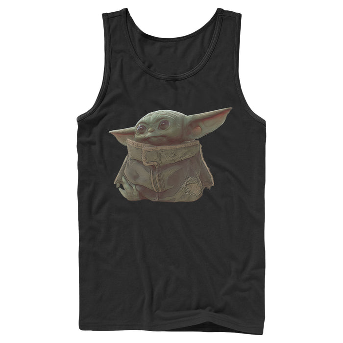 Fifth Sun Men's Star Wars: The Mandalorian The Child Portrait Tank Top