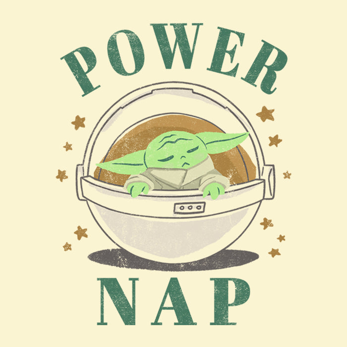Fifth Sun Men's Star Wars: The Mandalorian The Child Power Nap Bassinet T-Shirt