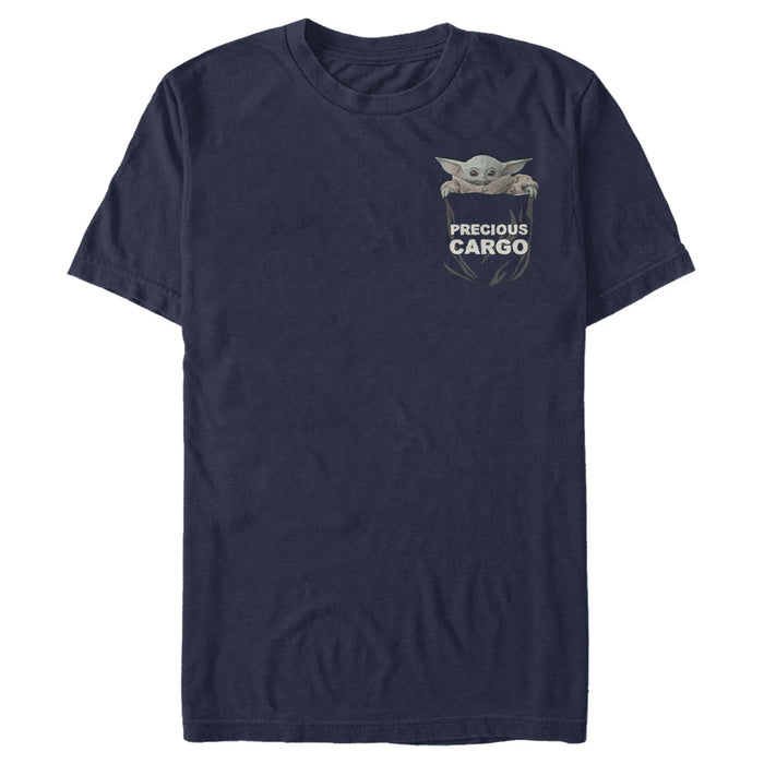 Fifth Sun Men's Star Wars: The Mandalorian The Child Precious Cargo Pocket T-Shirt