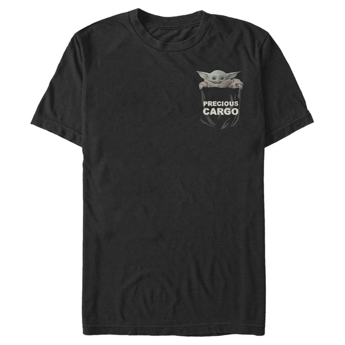 Fifth Sun Men's Star Wars: The Mandalorian The Child Precious Cargo Pocket T-Shirt