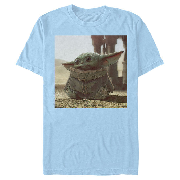Fifth Sun Men's Star Wars: The Mandalorian The Child Square Frame T-Shirt