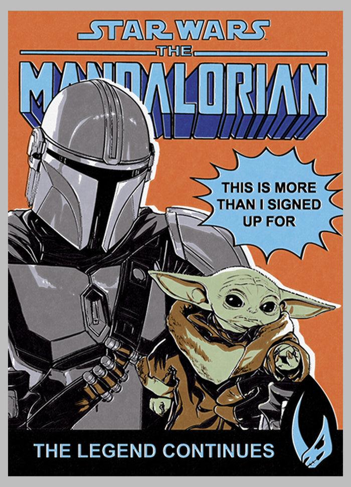 Fifth Sun Men's Star Wars: The Mandalorian The Legend Continues Long Sleeve Shirt