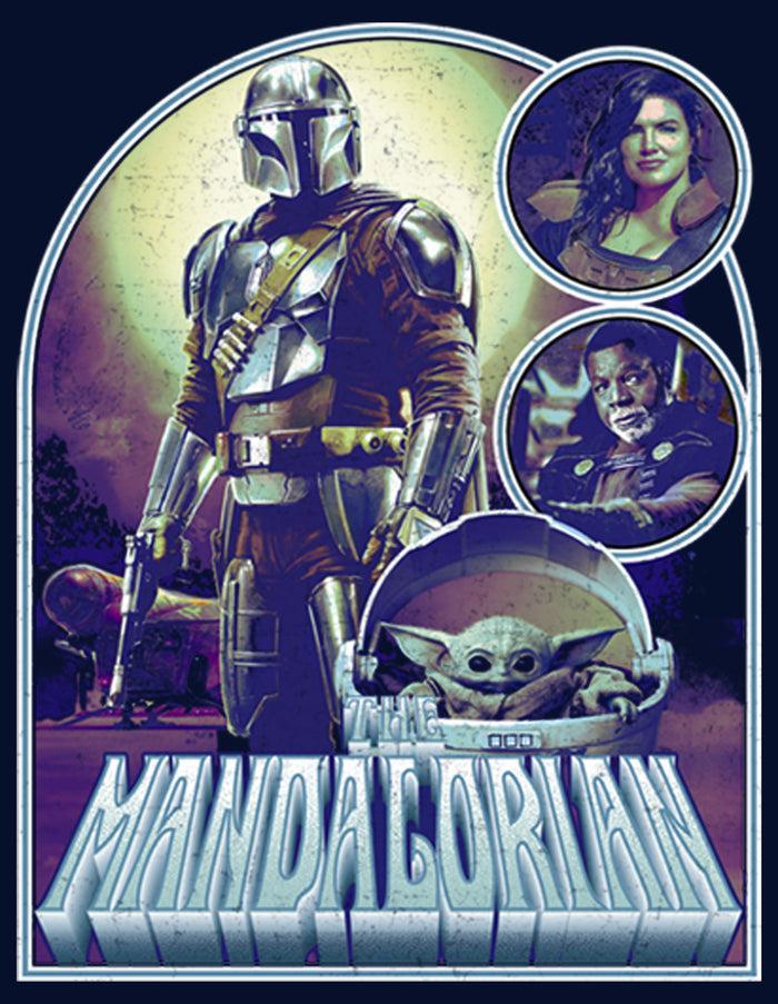 Fifth Sun Men's Star Wars: The Mandalorian The New Plan Pull Over Hoodie