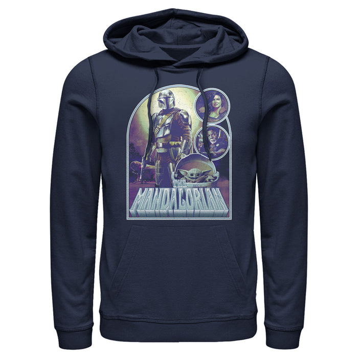fifth sun Men's Star Wars: The Mandalorian The New Plan Pull Over Hoodie