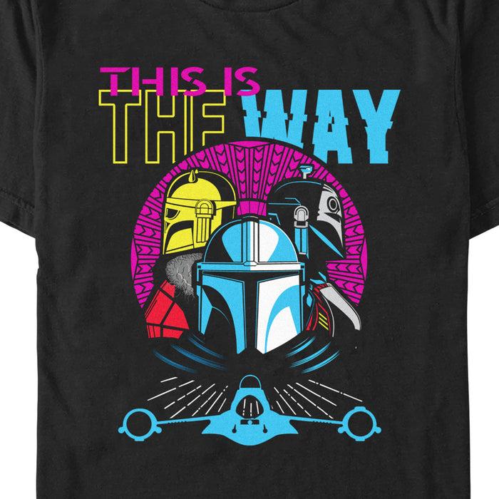 Fifth Sun Men's Star Wars: The Mandalorian This Is The Way Colorful T-Shirt