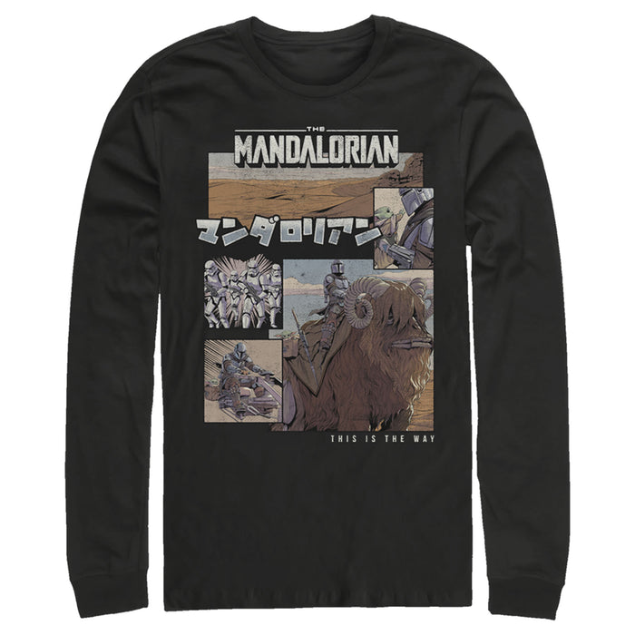fifth sun Men's Star Wars: The Mandalorian This Is the Way Long Sleeve Shirt