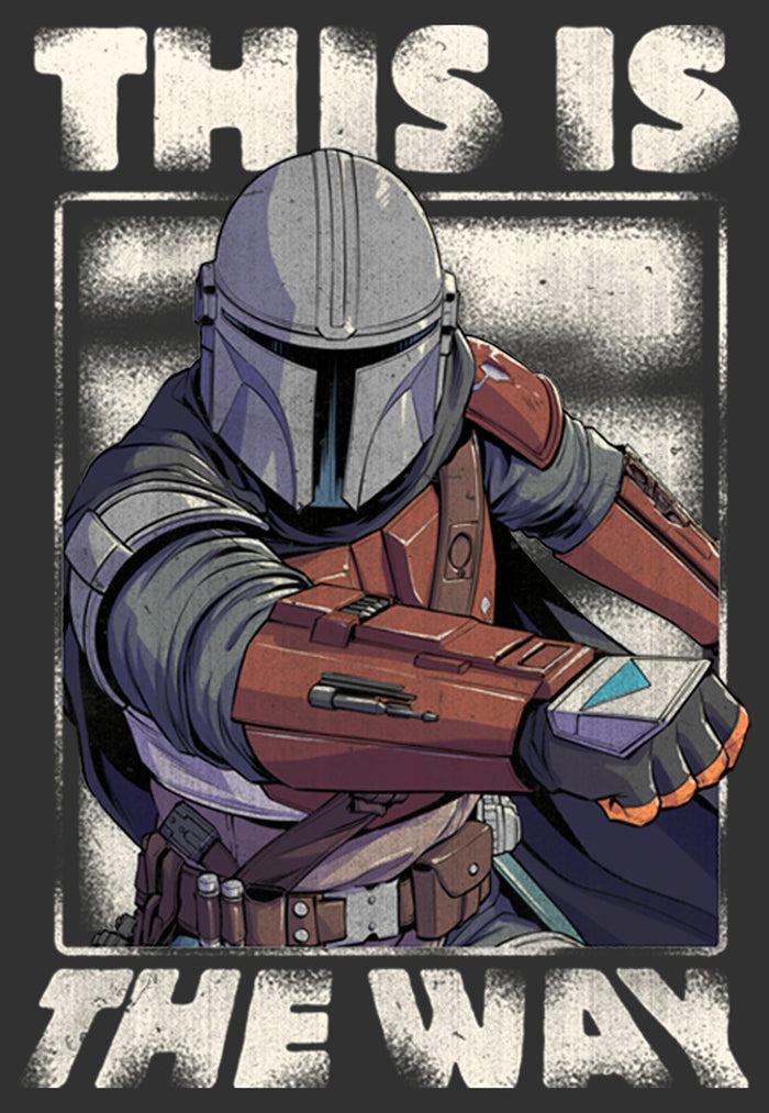 Fifth Sun Men's Star Wars: The Mandalorian This Is The Way Mando T-Shirt