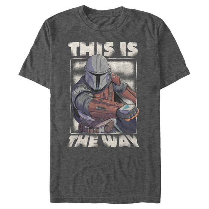 Fifth Sun Men's Star Wars: The Mandalorian This Is The Way Mando T-Shirt