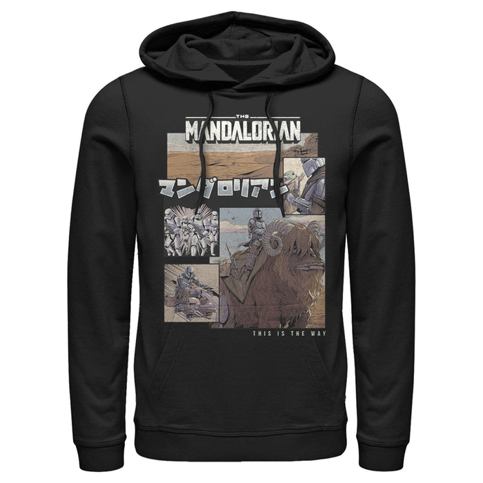 fifth sun Men's Star Wars: The Mandalorian This Is the Way Pull Over Hoodie