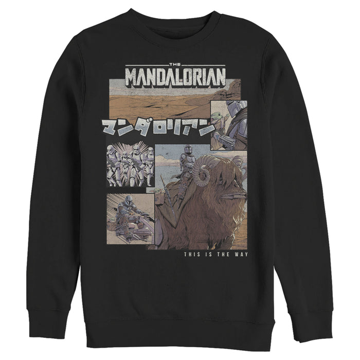 fifth sun Men's Star Wars: The Mandalorian This Is the Way Sweatshirt