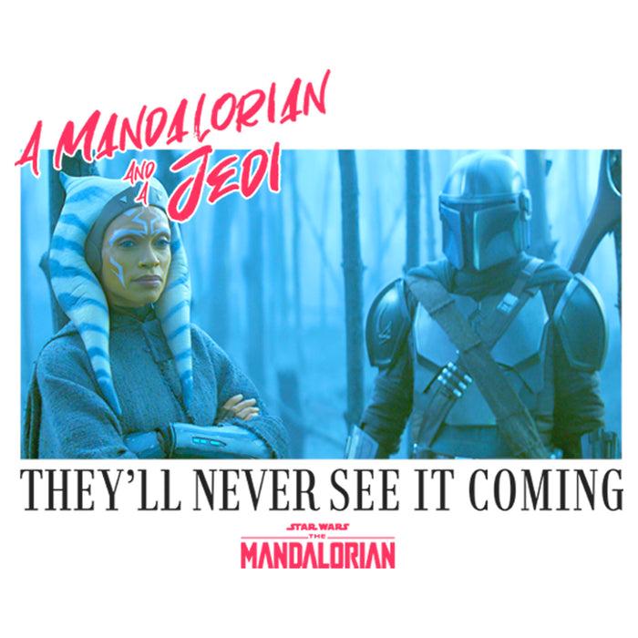Fifth Sun Men's Star Wars: The Mandalorian Unlikely Duo T-Shirt