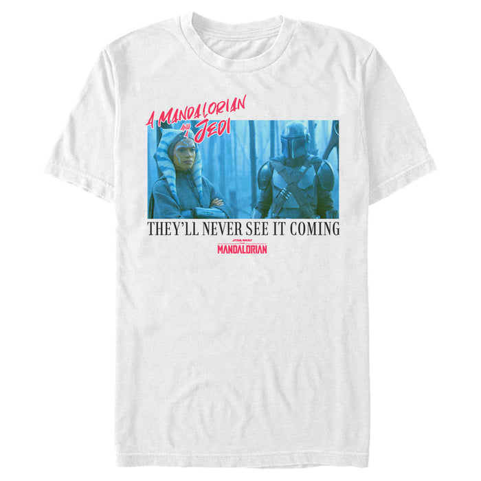fifth sun Men's Star Wars: The Mandalorian Unlikely Duo T-Shirt