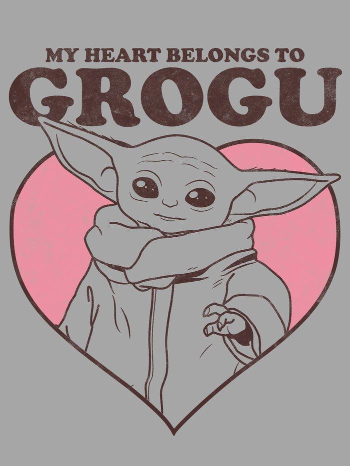 Fifth Sun Men's Star Wars: The Mandalorian Valentine's Day The Child Belongs To Grogu T-Shirt