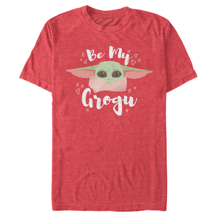 fifth sun Men's Star Wars: The Mandalorian Valentine's Day The Child Be My Grogu T-Shirt