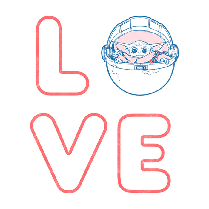 Fifth Sun Men's Star Wars: The Mandalorian Valentine's Day The Child Love Space Capsule T-Shirt
