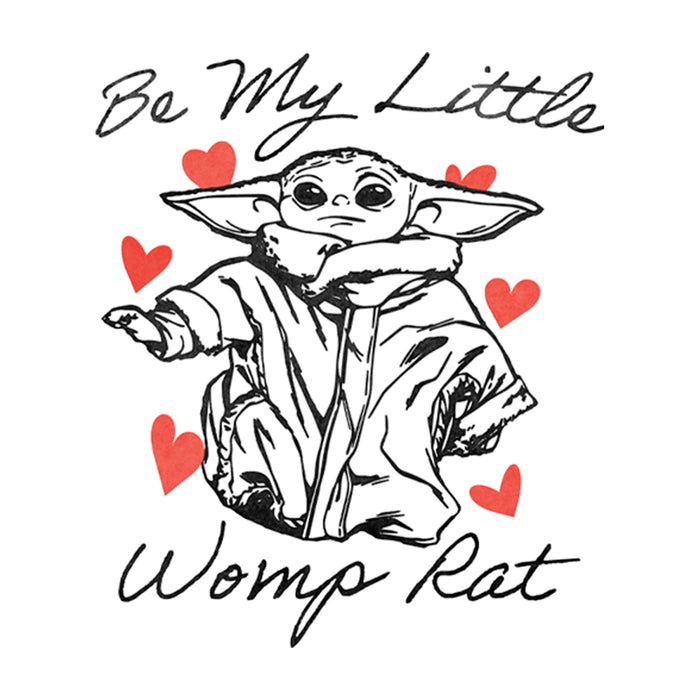 Fifth Sun Men's Star Wars: The Mandalorian Valentine's Day The Child Be My Womp Rat T-Shirt