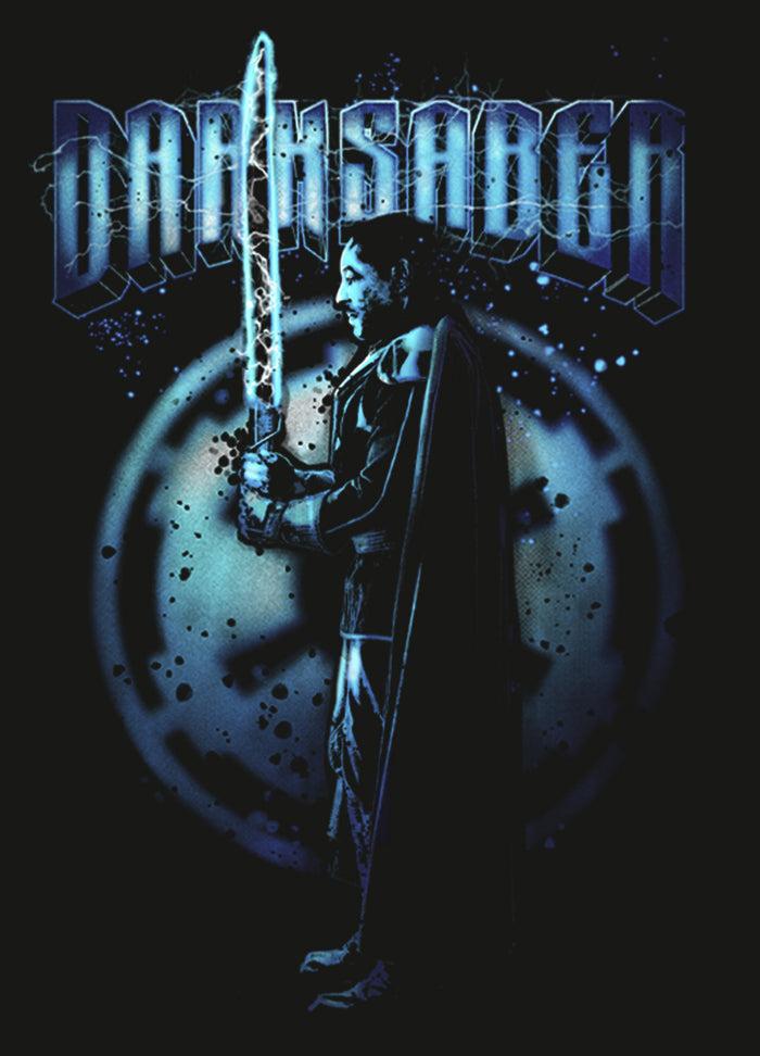 Fifth Sun Men's Star Wars: The Mandalorian Wielding The Darksaber Long Sleeve Shirt