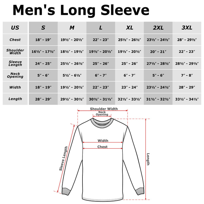 Fifth Sun Men's Star Wars: The Mandalorian Wielding The Darksaber Long Sleeve Shirt