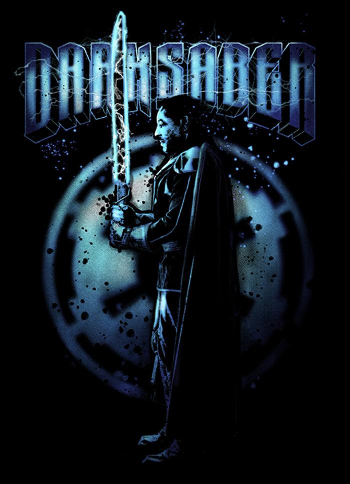 Fifth Sun Men's Star Wars: The Mandalorian Wielding The Darksaber Sweatshirt