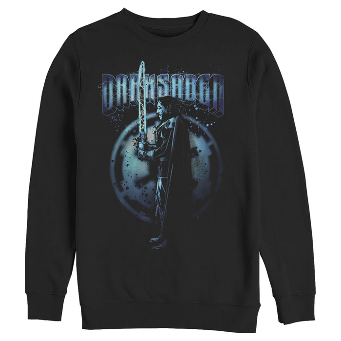 fifth sun Men's Star Wars: The Mandalorian Wielding the Darksaber Sweatshirt