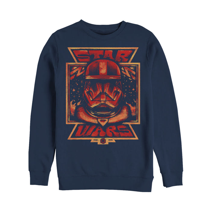 fifth sun Men's Star Wars: The Rise of Skywalker Artistic Sith Trooper Sweatshirt