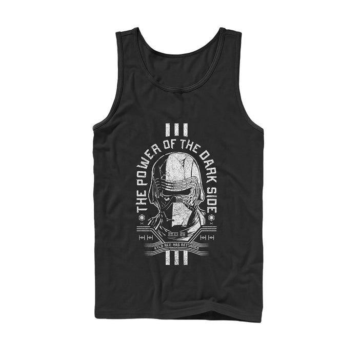 fifth sun Men's Star Wars: The Rise of Skywalker Cracked Kylo Tank Top