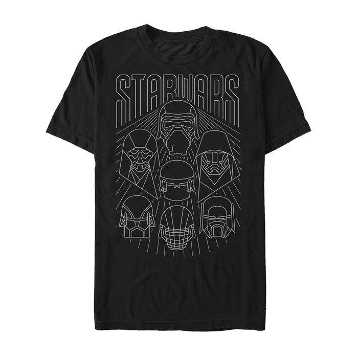 fifth sun Men's Star Wars: The Rise of Skywalker Dark Side Streak T-Shirt
