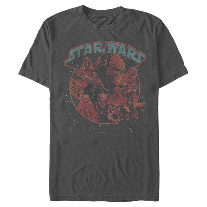fifth sun Men's Star Wars: The Rise of Skywalker Dark Side Stars T-Shirt