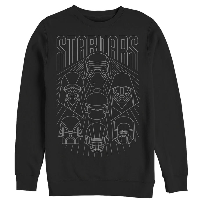 fifth sun Men's Star Wars: The Rise of Skywalker Dark Side Streak Sweatshirt