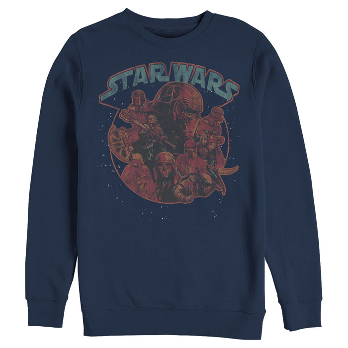 fifth sun Men's Star Wars: The Rise of Skywalker Dark Side Stars Sweatshirt