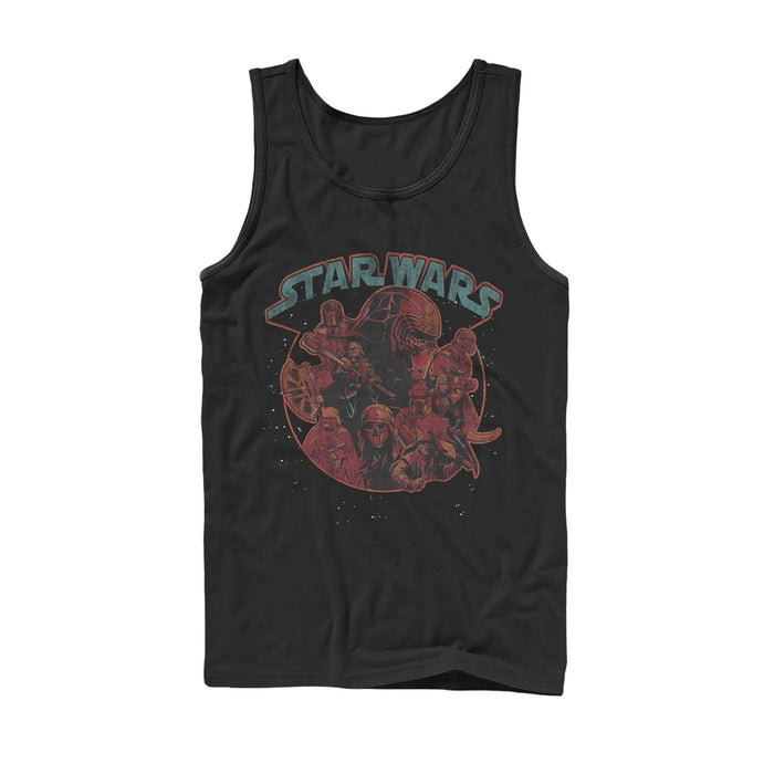 fifth sun Men's Star Wars: The Rise of Skywalker Dark Side Stars Tank Top