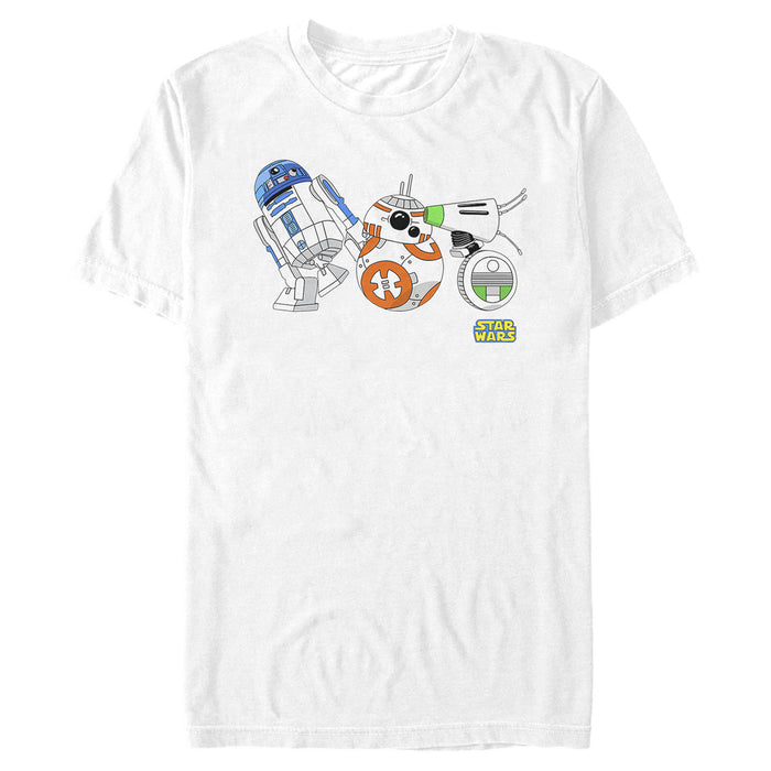 fifth sun Men's Star Wars: The Rise of Skywalker Droid Party T-Shirt