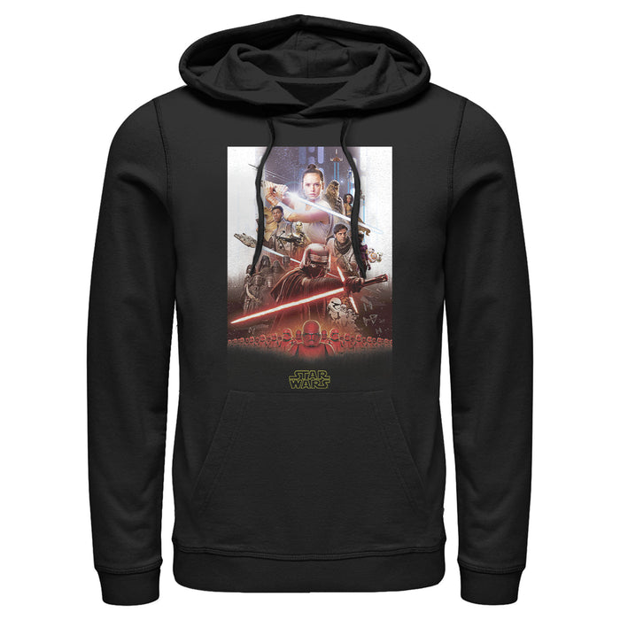 fifth sun Men's Star Wars: The Rise of Skywalker Epic Poster Pull Over Hoodie