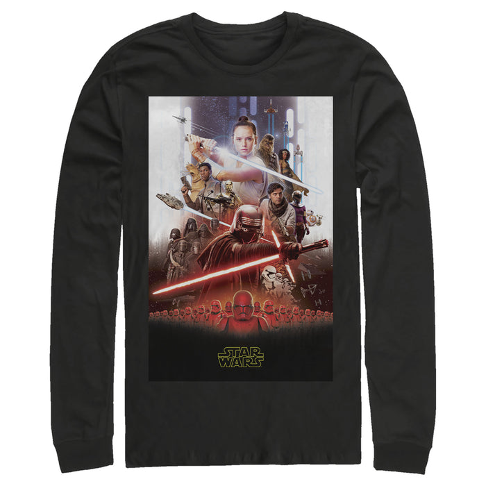 fifth sun Men's Star Wars: The Rise of Skywalker Epic Poster Long Sleeve Shirt